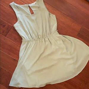 Mint green dress